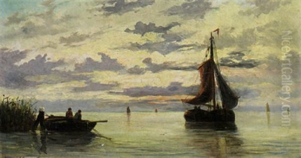 Boats In An Estuary - view 1