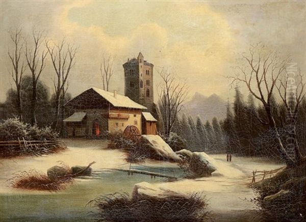 Village Sous La Neige - view 1