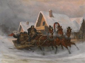 Troika by Petr Nikolaevich Gruzinsky