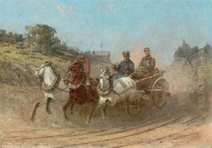 Going On Leave by Petr Nikolaevich Gruzinsky