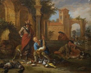 After The Hunt by Adriaen de Gryef