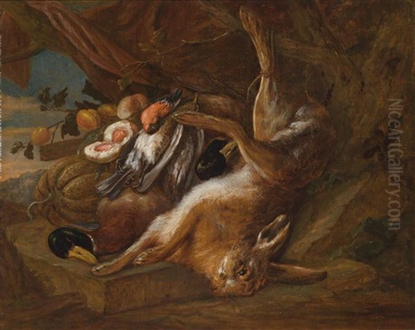 Jagd- Und Fruchtestillleben - view 1