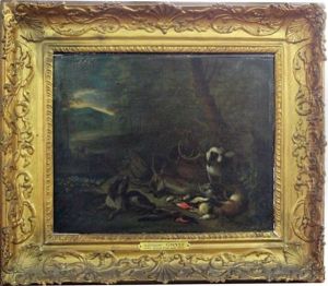 Retour De Chasse, Une Meute Vers La Gauche by Adriaen de Gryef