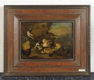 Auf Dem Huhnerhof by Adriaen de Gryef