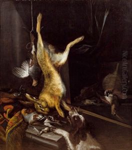 Groses Jagdstillleben by Adriaen de Gryef