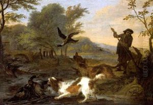 De Eendenjacht by Adriaen de Gryef