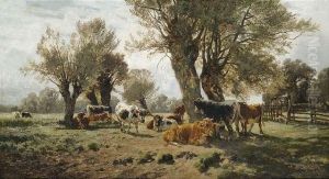 Cattle Herd Underpollarded Willows.