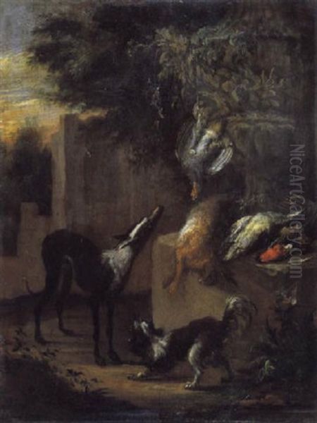 Jachtstilleven Met Honden - view 1