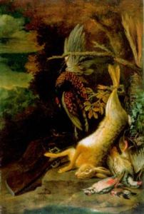Jagdstilleben Im Freien by Adriaen de Gryef