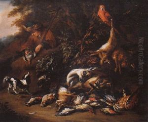Reunion De Gibiers by Adriaen de Gryef