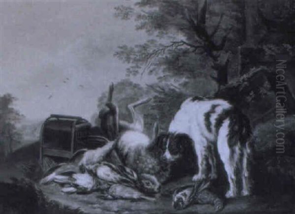 Trophees De Chasse Gardes Par Des Chiens - view 1