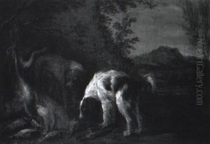 Hunde Bei Der Beute by Adriaen de Gryef
