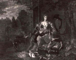 Rast Nach Der Jagd by Adriaen de Gryef