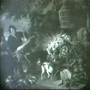 Jagstilleben by Adriaen de Gryef
