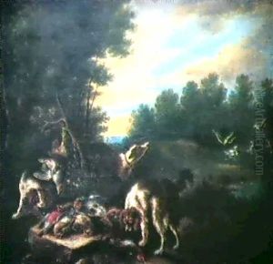 Chiens Et Gibier by Adriaen de Gryef