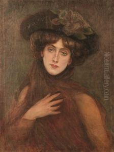 Portrait De Liane De Pougy by Henry Gsell