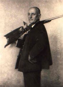 Oberschutzenmeister Richard Berr by Karl Friedrich Gsur