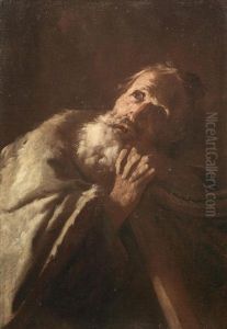 King David With His Harp