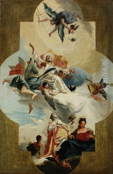 A Study For A Ceiling - view 1