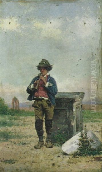 The Young Piper - view 1