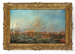 Il Porto Di Pozzuoli by Francesco Guardi
