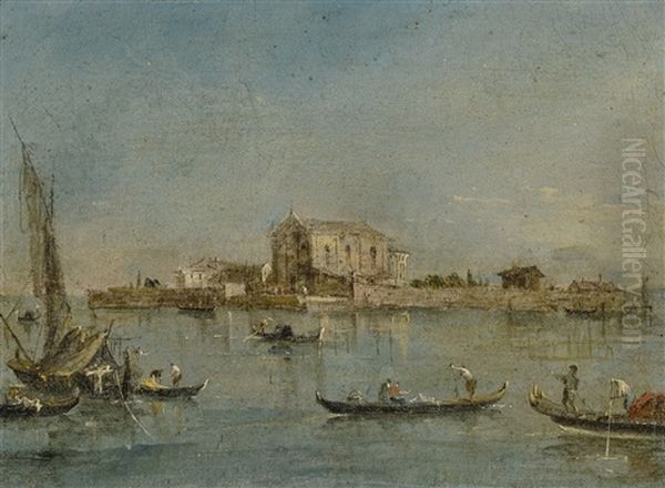 The Island Of San Cristoforo In The Venetian Lagoon - view 1