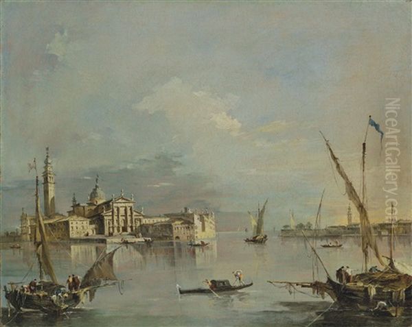 The Island Of San Giorgio Maggiore, Venice, With The Punta Della Giudecca - view 1