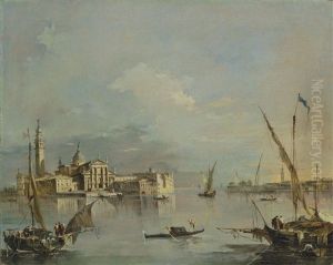 The Island Of San Giorgio Maggiore, Venice, With The Punta Della Giudecca by Francesco Guardi