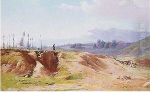 Paisaje Montanoso Con Figuras by Juan Manuel Baixas Carrete