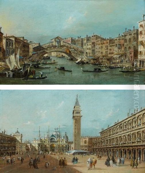 Le Pont Du Rialto (+ La Place Saint-marc; Pair) - view 1