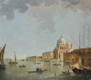Venezia, Canal Grande Con La Chiesa Della Salute E Punta Della Dogana by Giacomo Guardi