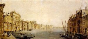 Venezianische Kanalansicht by Giacomo Guardi