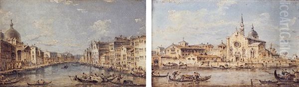 Venice, The Grand Canal With San Simeone Piccolo Facing Santa Lucia And The Scalzi - view 1