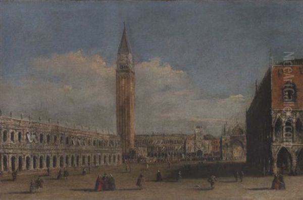 The Piazetta, Venice, Looking Towards St. Mark's Square - view 1