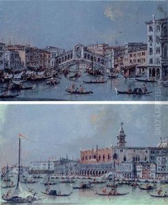 View Of The Rialto, Venice by Giacomo Guardi