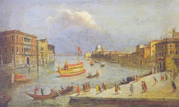 Il Bucintoro Nel Canal Grande - view 1