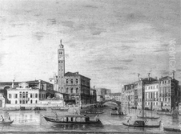 Venice: A View Of The Palazzo Labia As Seen From The Grand Canal - view 1