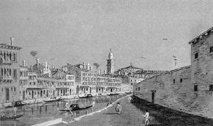 View Of The Fondamenta Della Croce, Venice