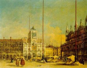 The Torre Dell'orologio And The Piazza Di San Marco, Venice