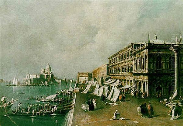 Die Piazzetta Von S.marco Mit Der Libreria - view 1