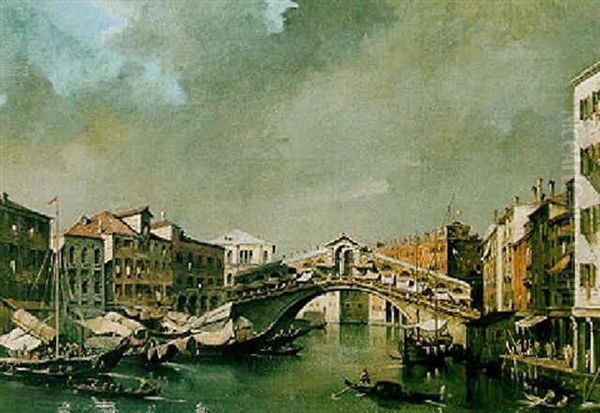 Die Rialto-bruecke In Venedig - view 1