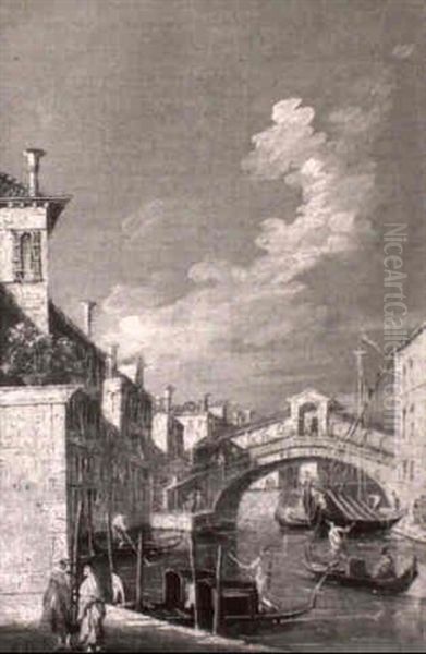 Der Canal Grande Mit Der Rialtobrucke - view 1