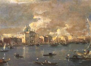 Blick Auf Die Giudecca, Venedig, Mit Der Chiesa Delle Zitelle