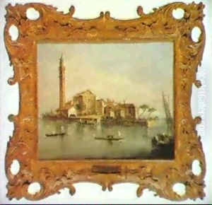 Venice, The Island Of San Giorggio In Alga by Giacomo Guardi