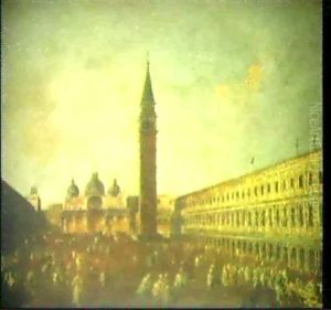 Piazza San Marco In Venedig by Giacomo Guardi