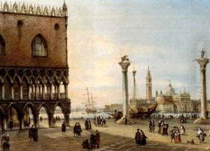 Venezianisches Capriccio by Giovanni Antonio Guardi