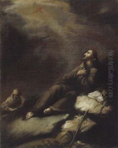 San Francesco, Che Riceve Le Stimmate by Giovanni Antonio Guardi