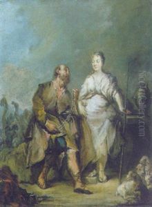 Rebecca Ed Eleazaro by Giovanni Antonio Guardi