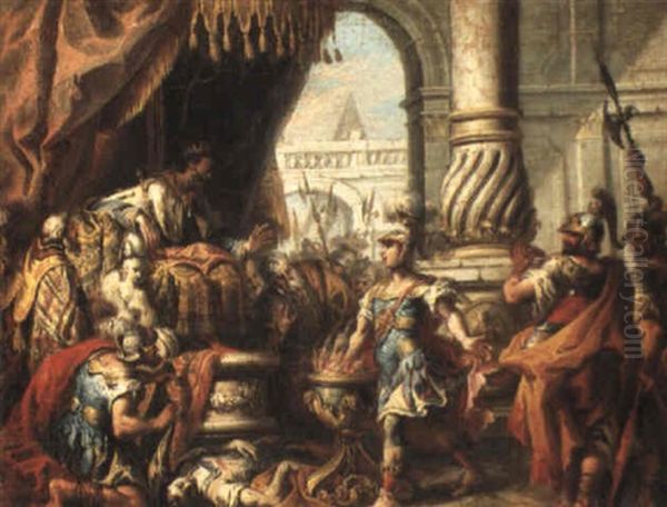 Mucius Scaevola Before Lars Porsena - view 1
