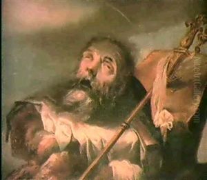Testa Di S. Andrea by Giovanni Antonio Guardi